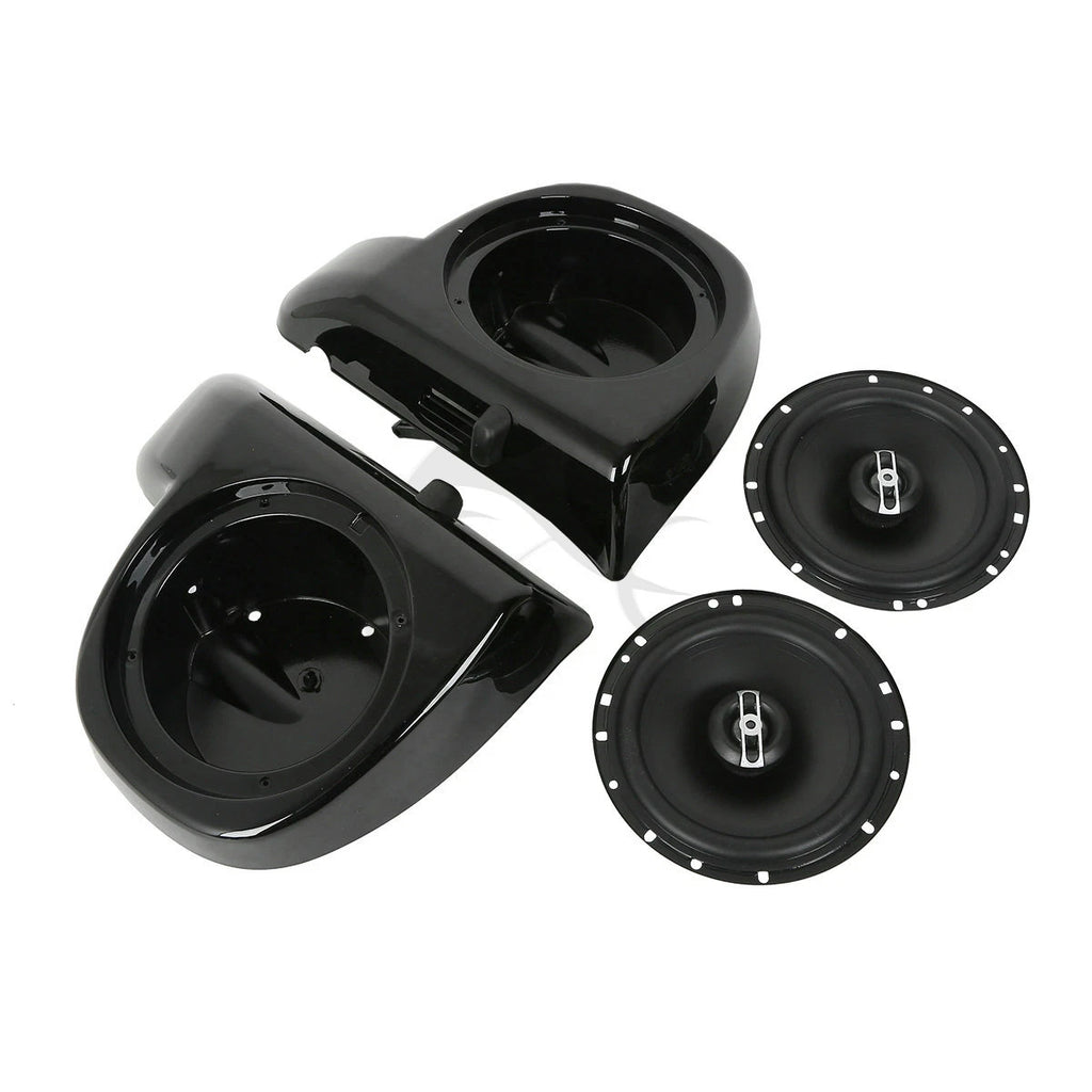 6.5" Lower Vented Fairings Speaker Glove Box for Harley Touring FLHT (2014–2024)