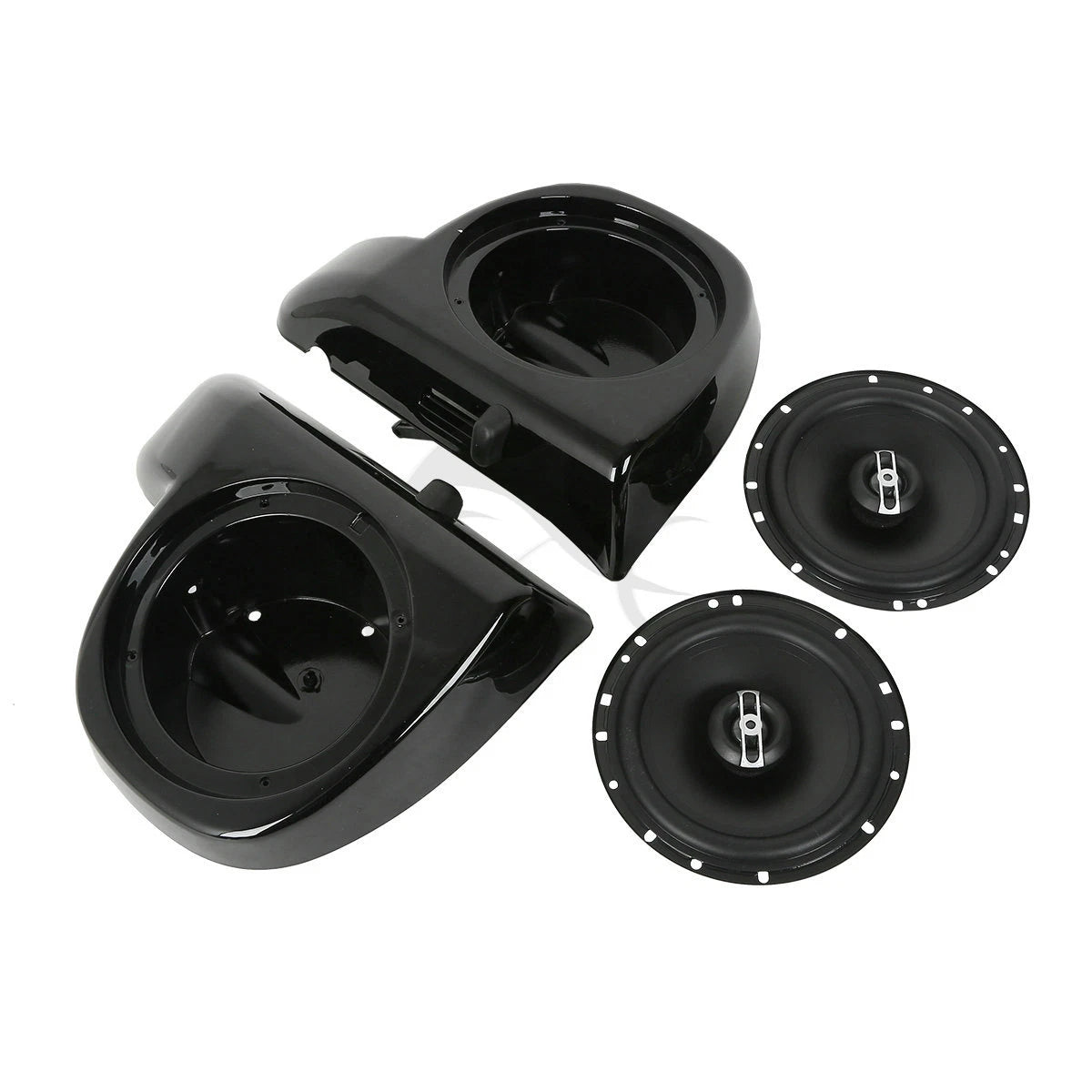 6.5" Lower Vented Fairings Speaker Glove Box for Harley Touring FLHT (2014–2024)