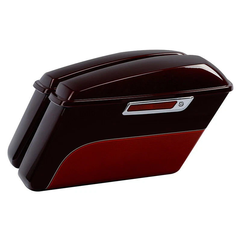 Saddlebags for Harley Street Glide (2014–Present) Mysterious Red/Velocity Red Sunglo