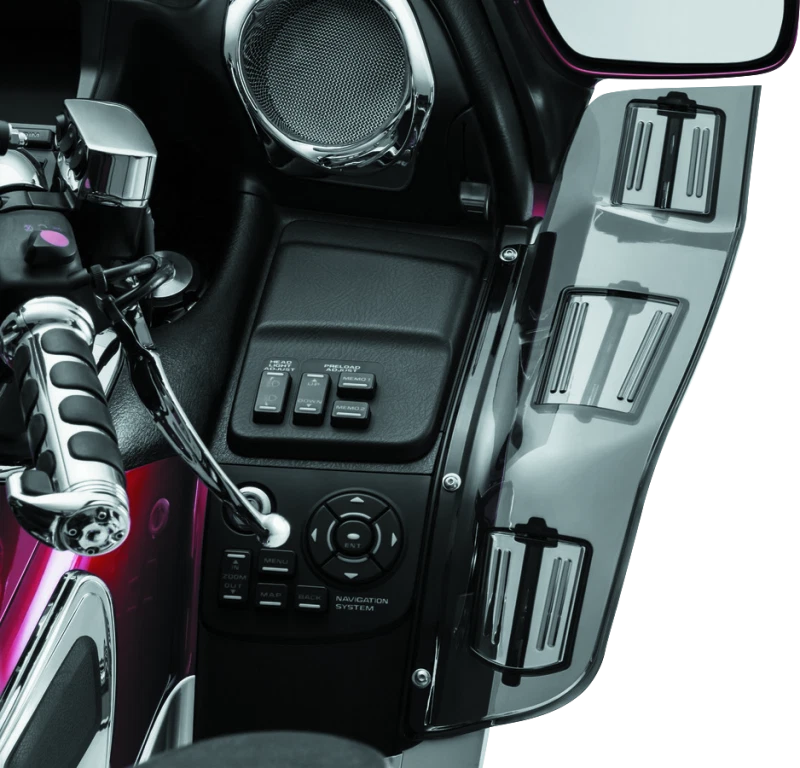Kuryakyn Dragon Wings Smoke for Honda GL1800 Gold Wing (2001–2017)