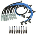 NGK Wire Set & Bosch 8 Wire Platinum Spark Plugs for Ram 1500 2500 (1994–2023)