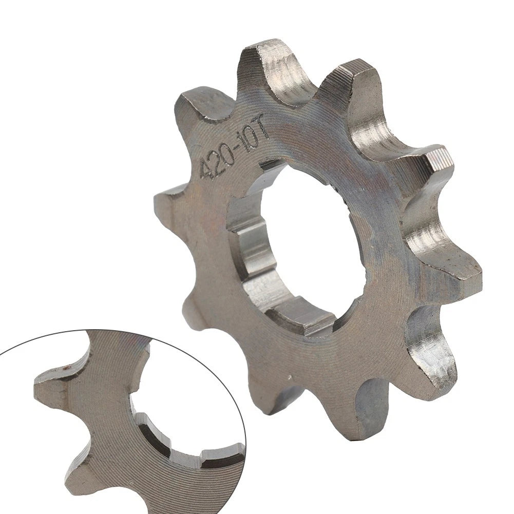 10T Front Sprocket 420 Chain for ATV Pit Bike 110cc 125cc 140cc