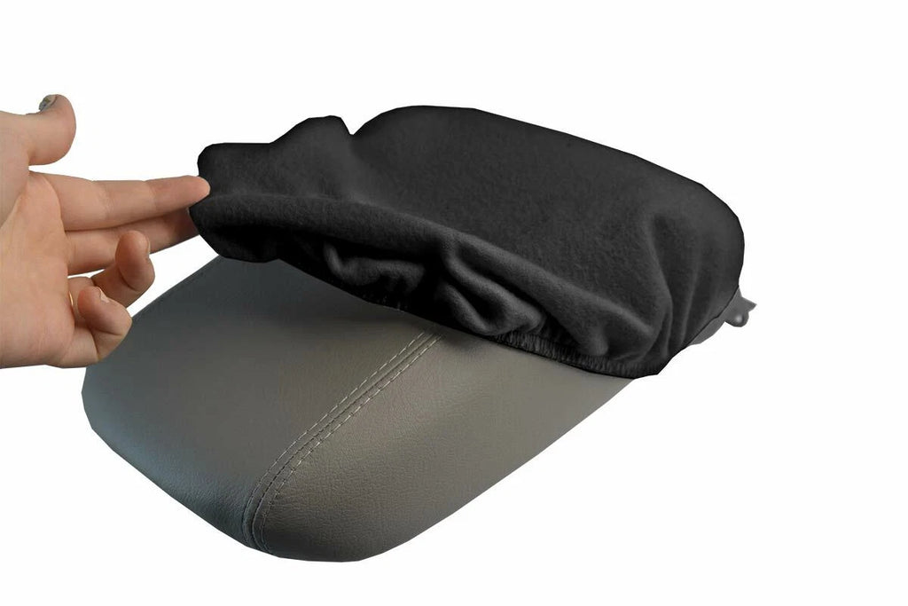 Console Lid Armrest Cover for Dodge Dart (2013–2016) Black Fleece