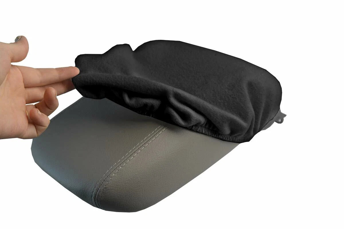 Console Lid Armrest Cover for Dodge Dart (2013–2016) Black Fleece