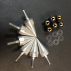 Spike Bolts for Motorcycle Windscreen Fairings License Plate Silver