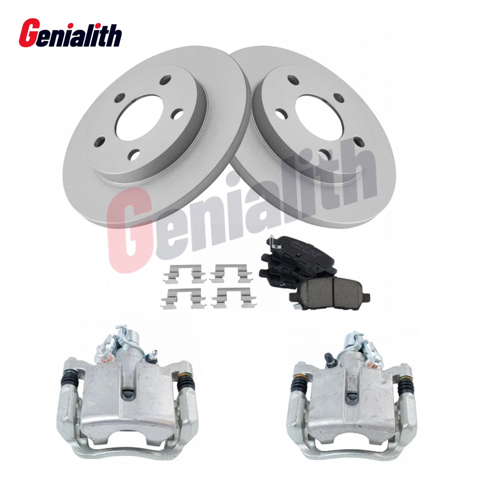 Rear Ceramic Pads G-Coated Rotors Calipers Kit for Buick Chevy Pontiac (2000–2023)