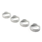 Set of 4 Air Conditioner Switch CD Button Ring Knob Trim for Ford F150 (2015–2020)