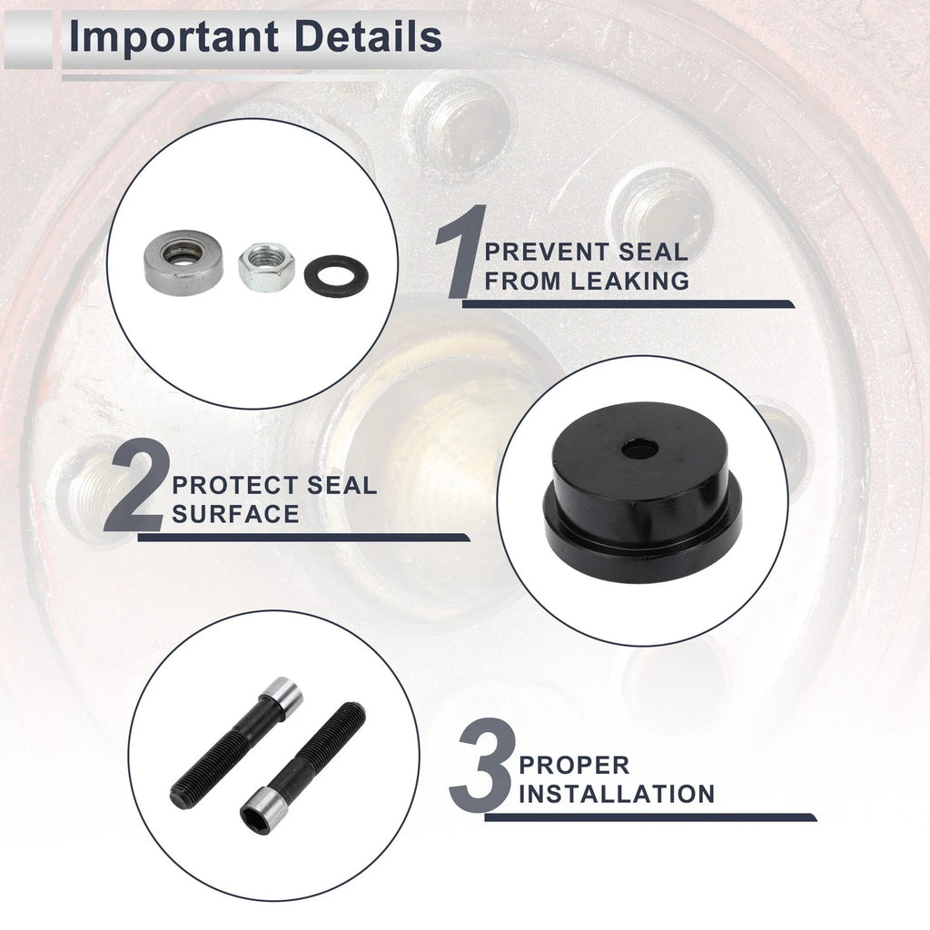 Set of 1 Crankshaft Seal Installer Tool for Ford F-250 Super Duty (2008–2010)