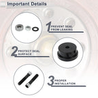 Set of 1 Crankshaft Seal Installer Tool for Ford F-250 Super Duty (2008–2010)