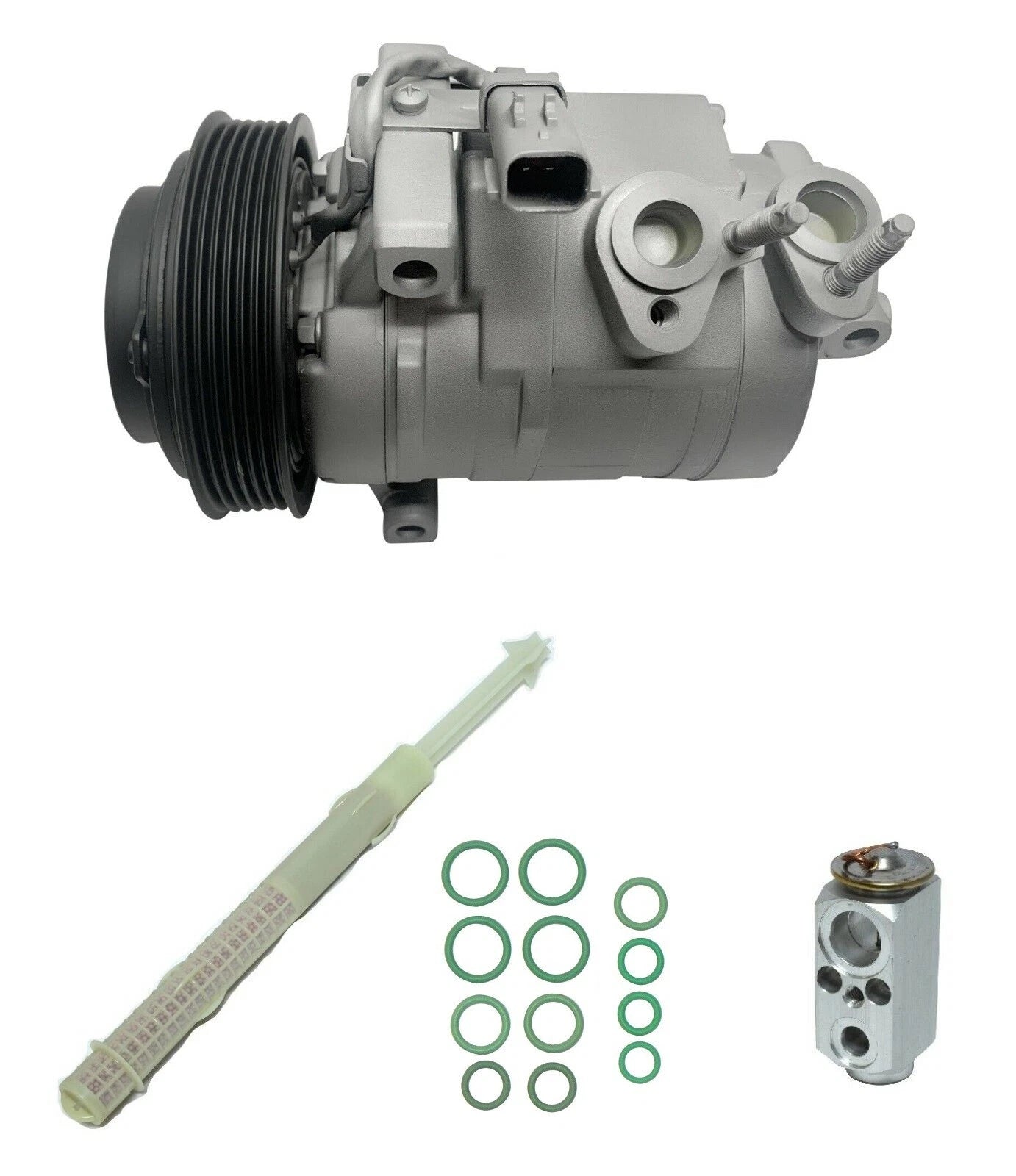 AC Compressor Kit Replacement for Jeep Grand Cherokee 6.4L (2013–2016)