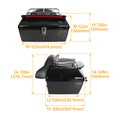 Motorcycle Trunk Tail Luggage Box with LED Light for Honda Harley Yamaha