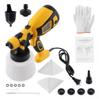 HVLP Paint Sprayer with 4 Nozzles for Universal Use (600W-800W)