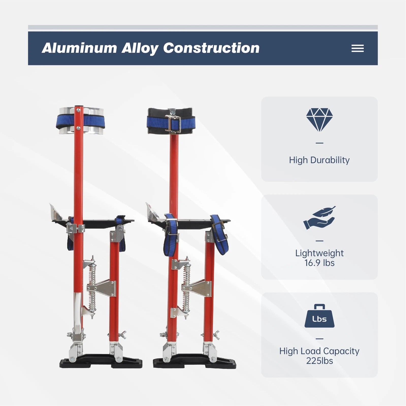 Drywall Stilts for Taping Painting (18-30 Inch)