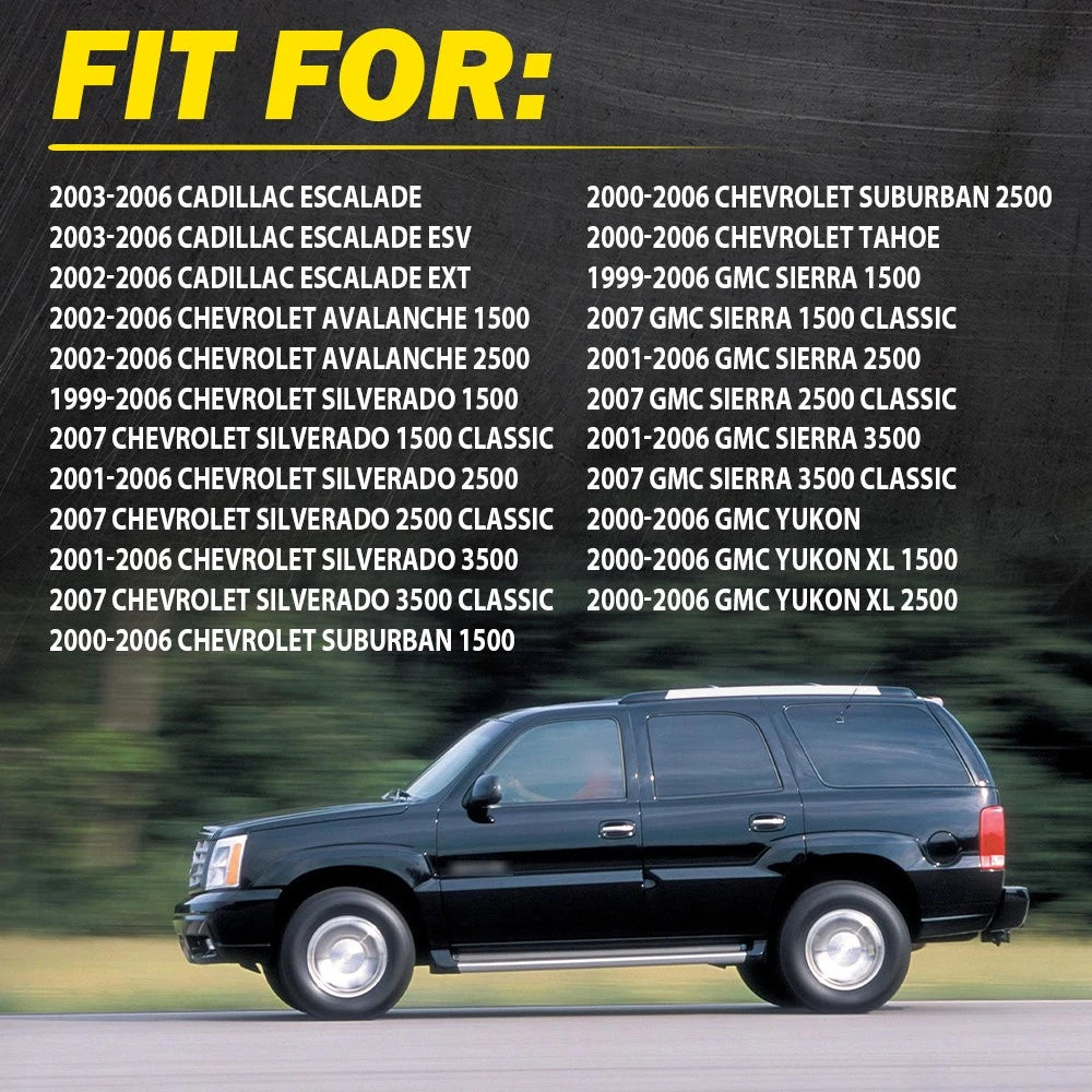 2X Front Outer Door Handles for Chevrolet GMC Silverado Sierra (1999-2006)