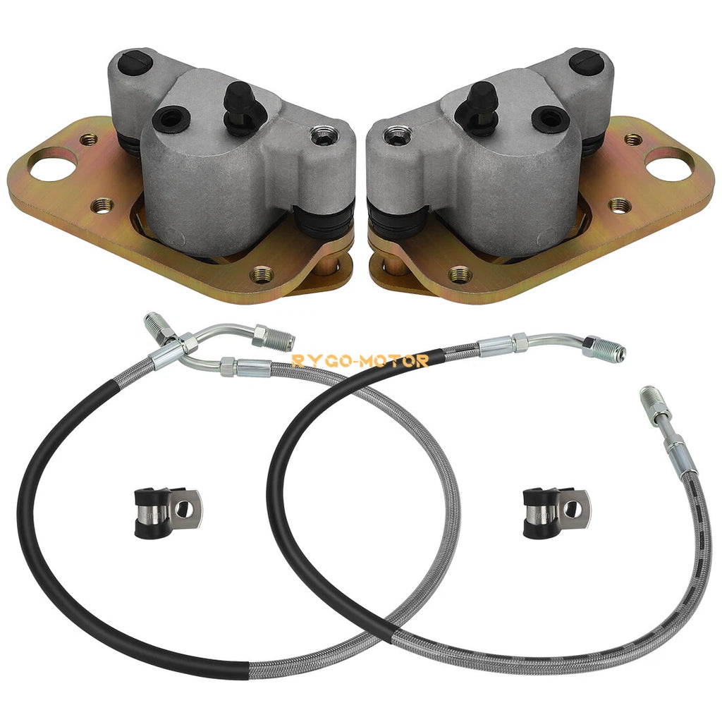 Front Brake Calipers & Hose Lines for Polaris Trail Blazer 250, Trail Boss 325 (1999–2006)