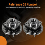 Set of 2 Rear Wheel Hub Bearings for QX56 Pathfinder (2004–2012)