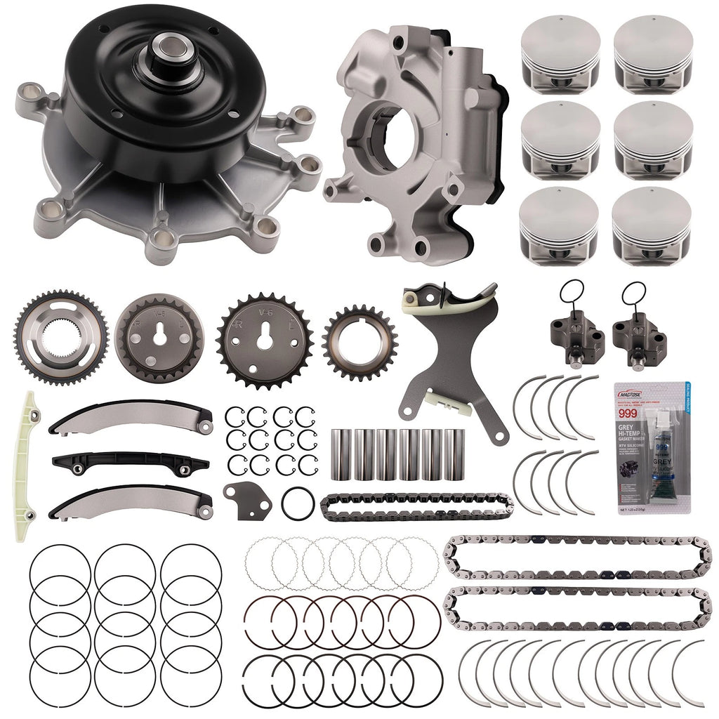 Engine Rebuild Master Kit w/ Bearings & Pumps for Ram Dakota 3.7L V6 (2011)
