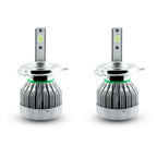 2x COB H4 HB2 9003 LED Headlight Bulbs for High Low Beam (8000K)