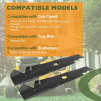 Set of 2 Mulching Blades for Cub Cadet XT1-LT42 XT2-LT42
