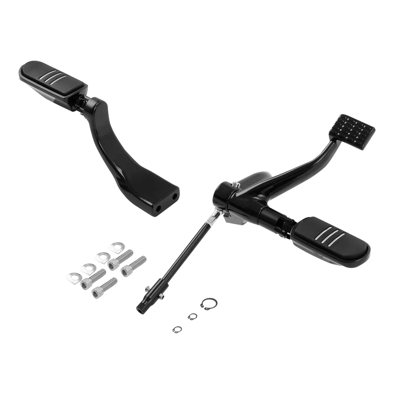 Black Mid-Controls Shifter Lever Pegs for Harley Sportster XL (2014-2022)