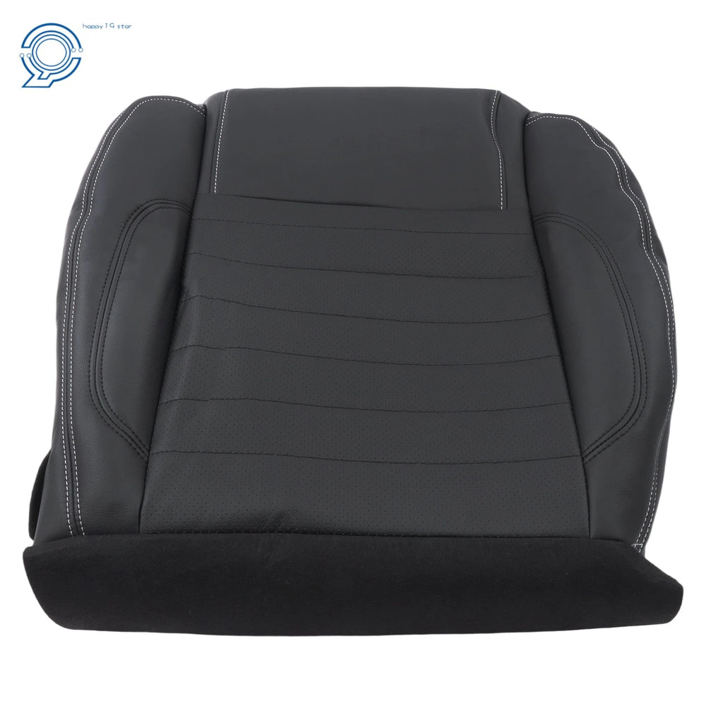 Leather Perforated Driver Side Bottom Seat Cover for Ford Mustang GT (2010–2014)