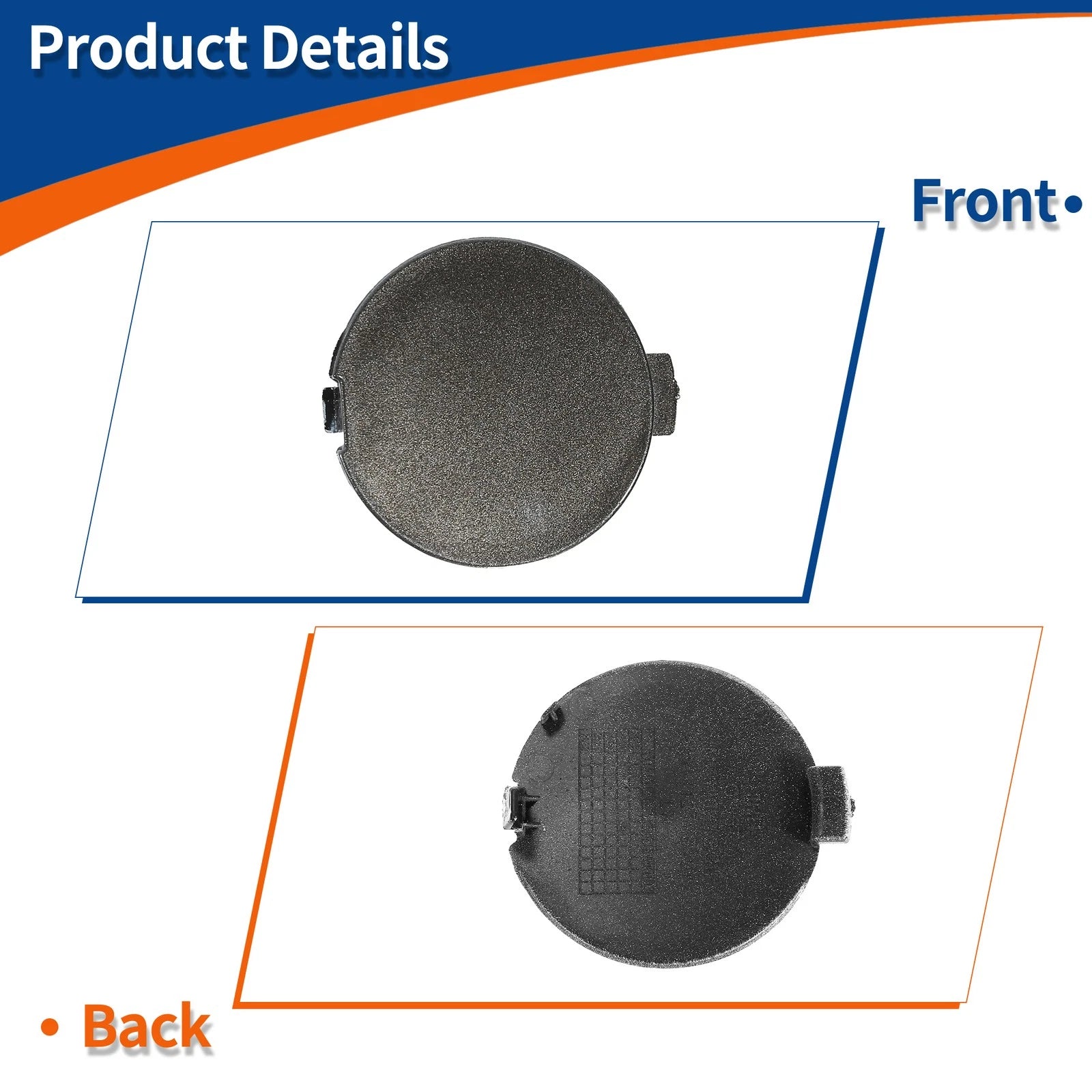 Rear Left Tow Hook Cover for Mazda 6 Atenza (2018–2021) Brown
