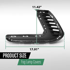 Set of 2 Fog Light Covers for Hyundai Elantra (2017–2018)