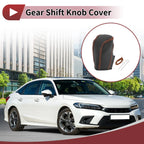 1 Pc Gear Shift Knob Cover for Honda Crider (2019–2022) Brown Faux Leather
