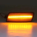 2X Smoke Lens Amber LED Front Bumper Side Marker Light for Audi A6 (2005–2011)