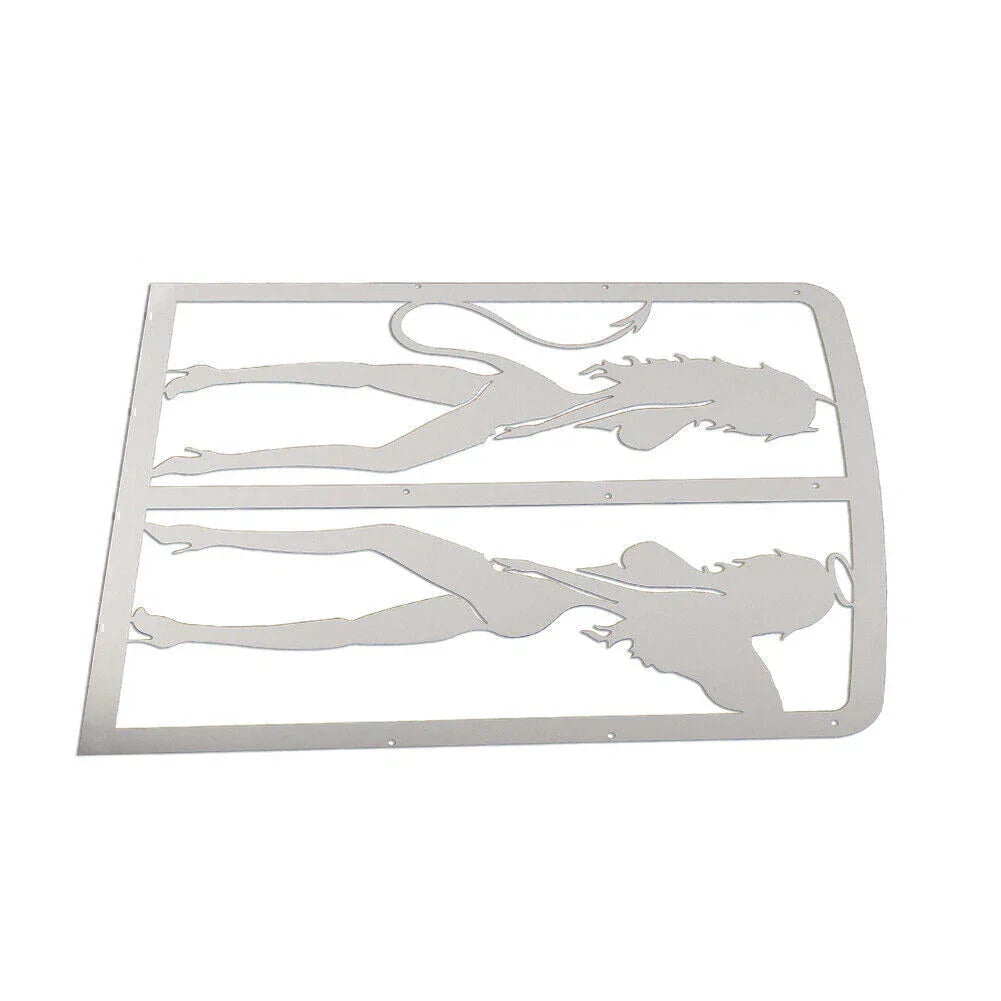 Chrome Radiator Grille Guard Cover for YAMAHA Banshee (1987-2012)