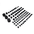 87pc Black Bolt Cap Dress for Harley Softail (2000–2006)