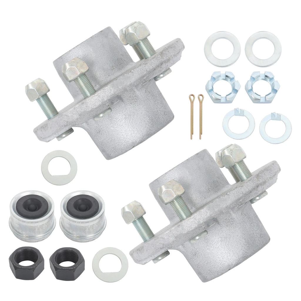 2X Pre-assembled Trailer Hub Kit for 3,500lbs (5 on 4.5) #84 Spindle