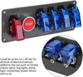 Ignition Switch Panel with LED for Racing Car (12V)