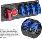 Ignition Switch Panel with LED for Racing Car (12V)