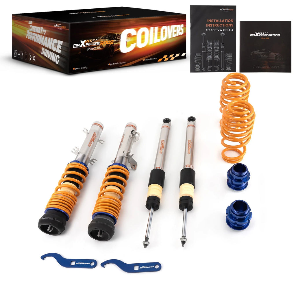 Coilover Suspension Kit for VW Golf/GTI/Jetta MK4 (1999–2005)