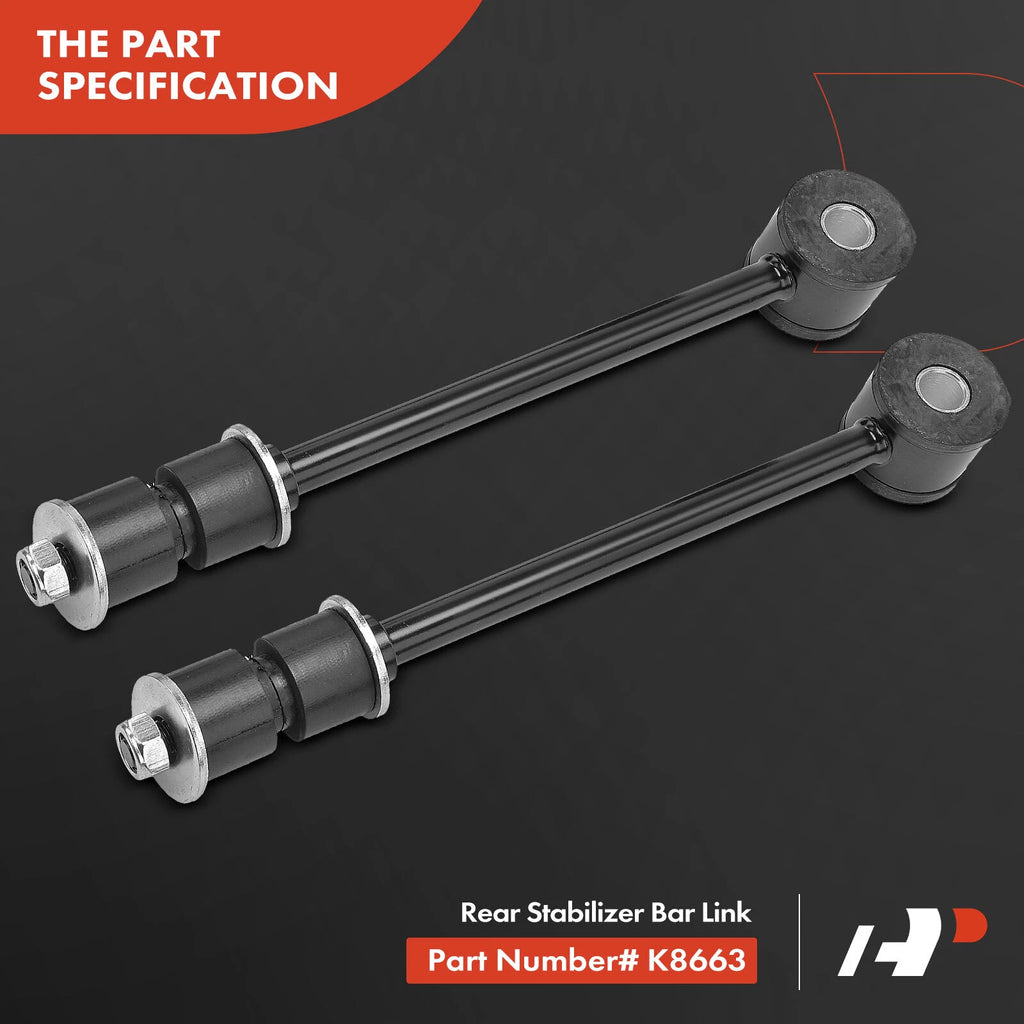 10x Inner Tie Rods & Rear Sway Bar Links for Ford F-250 (1985–1994) 4WD