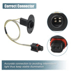 2X License Plate Light Wiring Harness Socket 5179988AB for Dodge Ram 1500 (2019–2023)