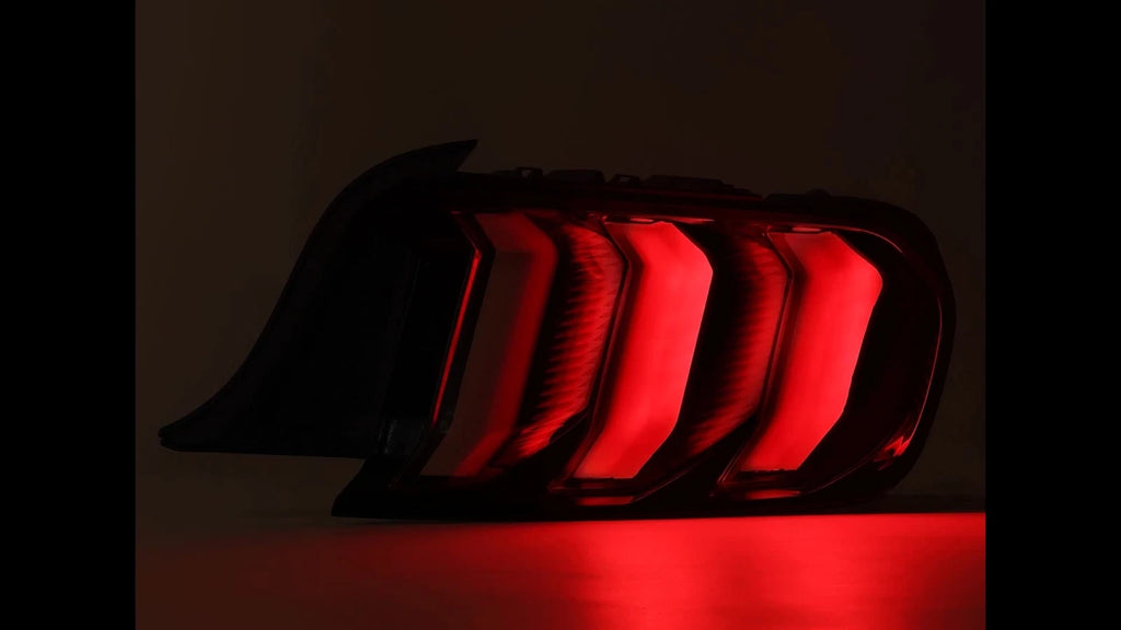 Full LED Sequential Tail Lights for Ford Mustang (2015–2023) - Smoke Lens