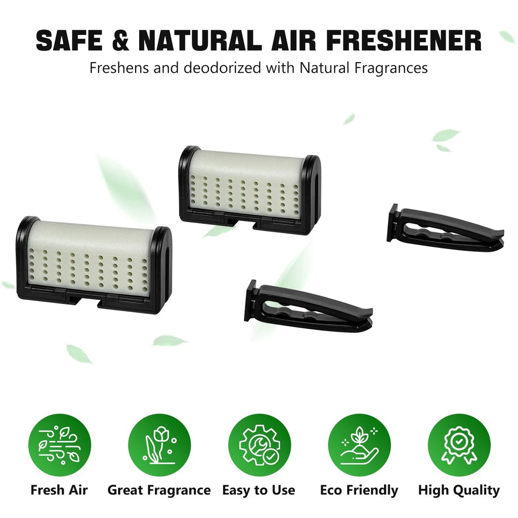 2X Clip On Air Freshener for Tesla Model 3 & Y (White Musk, 14G)