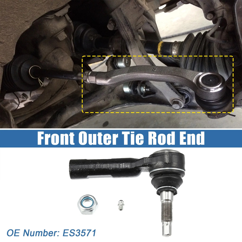 2pcs Front Outer Tie Rod End Link for Chrysler 300 (2005–2010) & Dodge ES3571