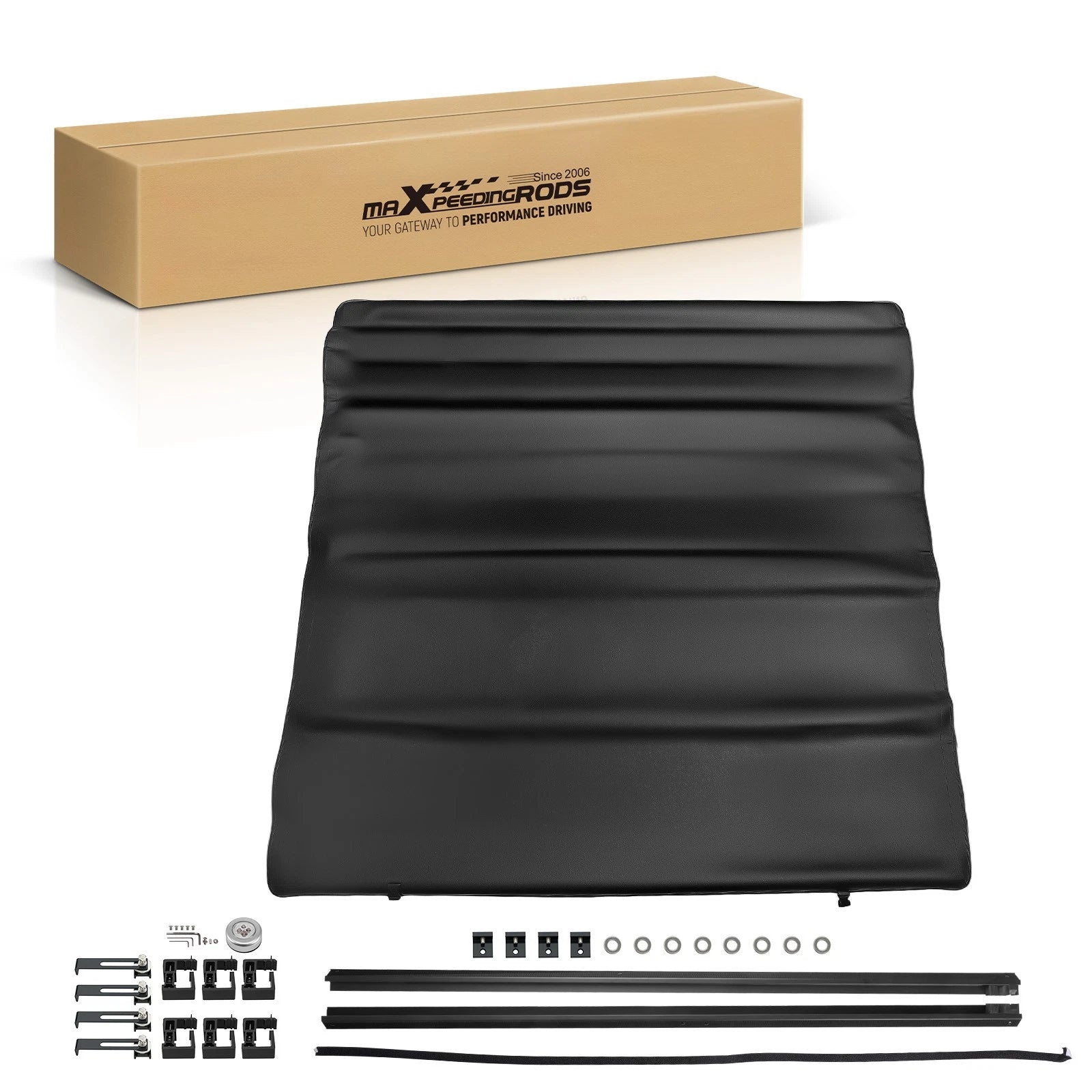 6.5' Roll Up Soft Tonneau Cover for Toyota Tundra (2007–2021) Dustproof Vinyl
