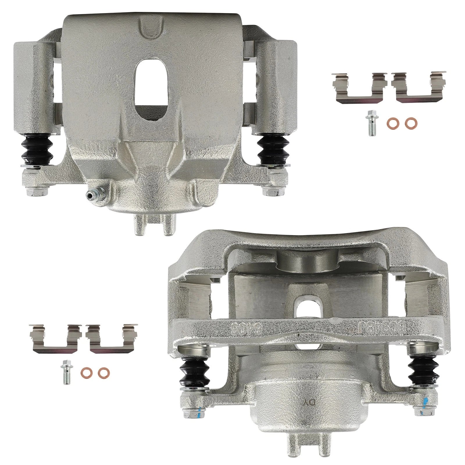 Set of 2 Front Brake Calipers with Bracket for Honda Pilot (2003–2008)