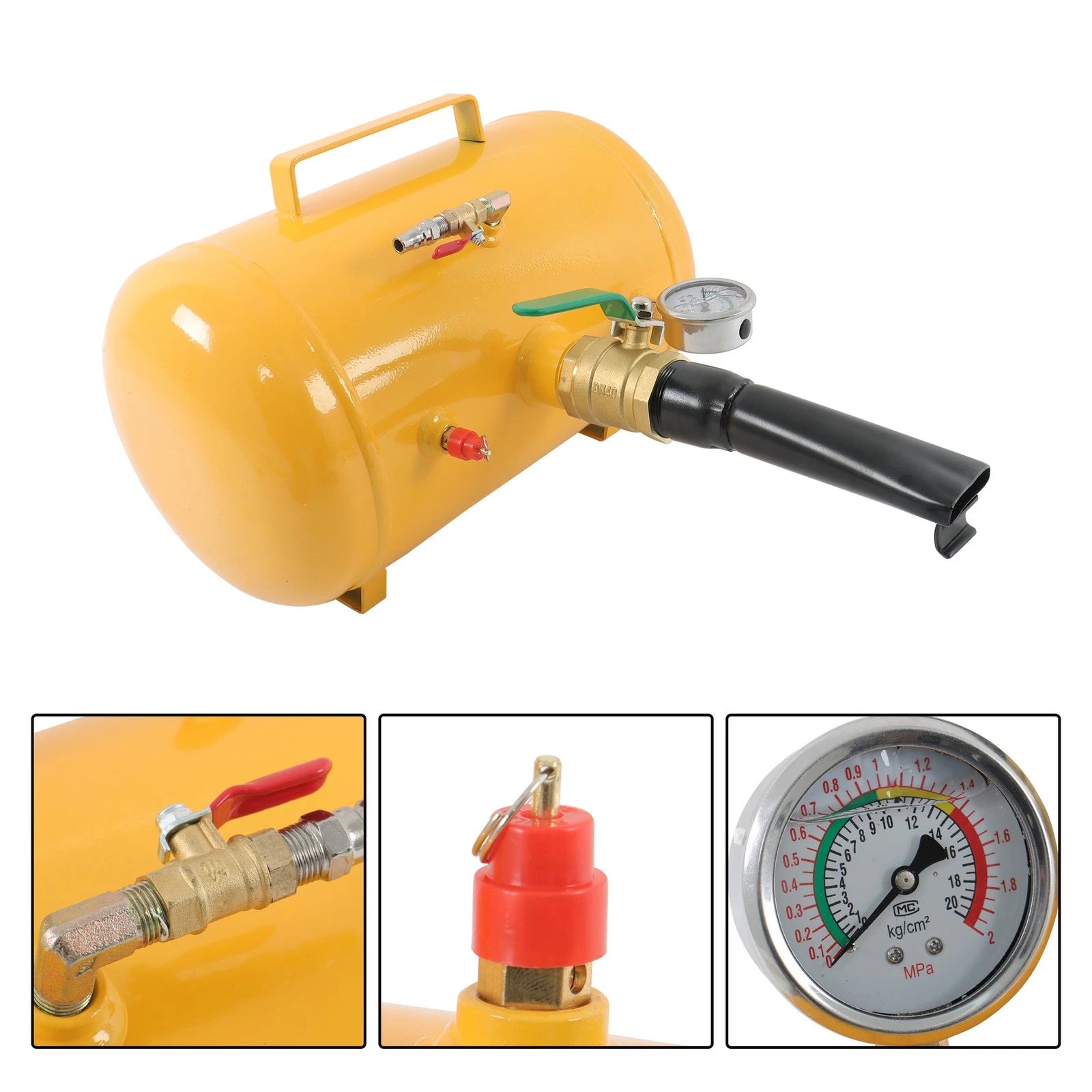 5 Gallon Air Tire Bead Seater Blaster Tool Heavy Duty 145 psi