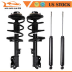 Set of 4 Quick Complete Struts with Mounts & Shocks for Infiniti FX35 (2003–2008)