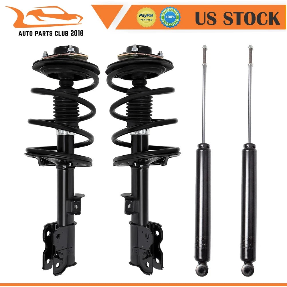 Set of 4 Quick Complete Struts with Mounts & Shocks for Infiniti FX35 (2003–2008)