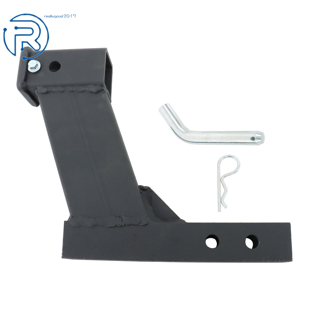 2 Inch Solid Shank Hitch Adapter for Lifted Trucks (10 Inch Drop)