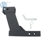 2 Inch Solid Shank Hitch Adapter for Lifted Trucks (10 Inch Drop)