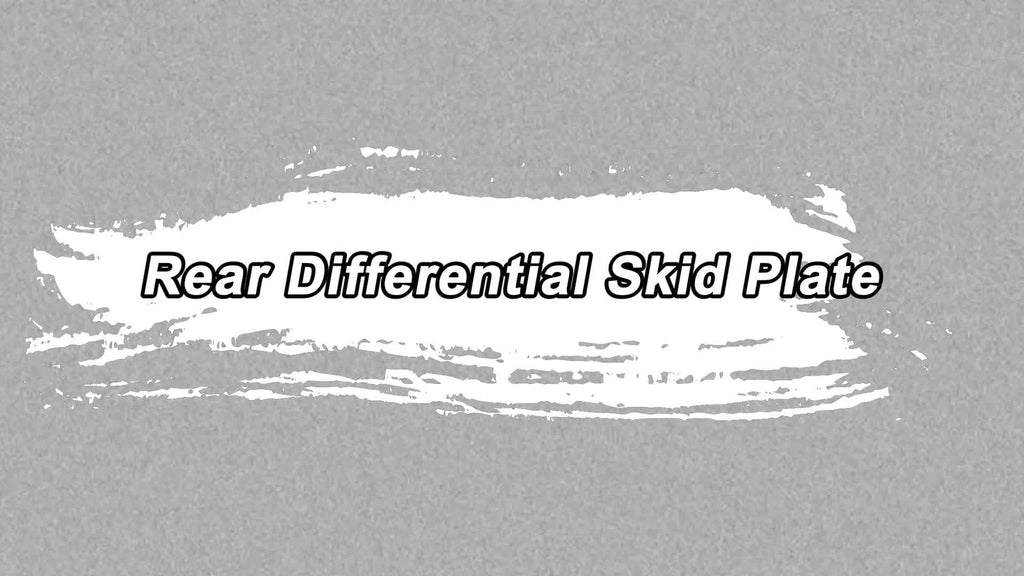 M220 Rear Differential Skid Plate for Jeep Wrangler JL (2018–Present)