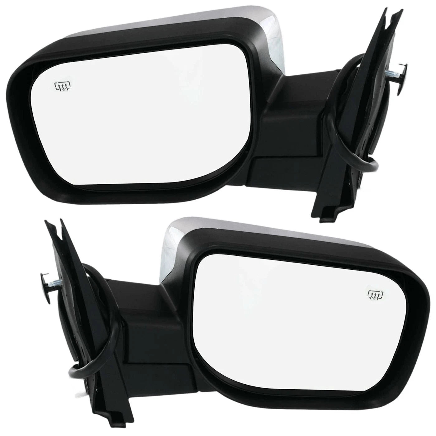 Set of 2 Heated Mirrors for Nissan Armada QX56