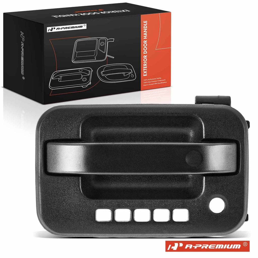 Front Left Textured Black Exterior Door Handle for Ford F-150 (2015–2023)